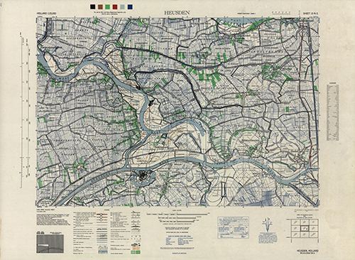 GSGS 4427 1:25,000 Heusden Sheet 10 NE