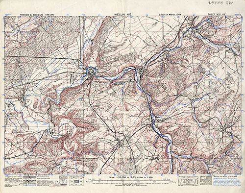 GSGS 4041 1:25,000 Wellin NE Sheet 105 NE