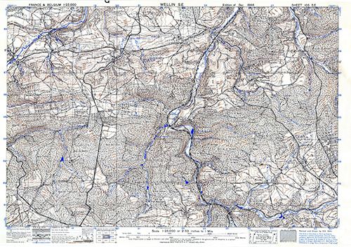 GSGS 4041 1:25,000 Wellin SE Sheet 105 SE