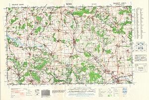 GSGS 4250 1:50,000 Meru Sheet 10F1