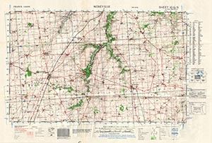 GSGS 4250 1:50,000 Mereville Sheet 10G5