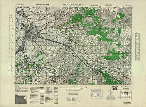 GSGS 4427 1:25,000 Hertogenbosch Sheet 11 SW