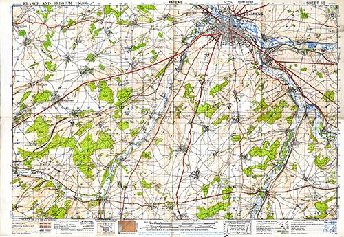 GSGS 4040 1:50,000 Amiens Sheet 113