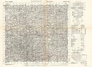 GSGS 4229 1:50,000 Marsciano Sheet 130 I