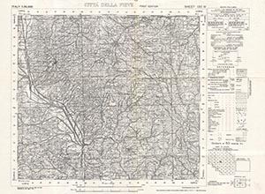 GSGS 4229 1:50,000 Citta Della Pieve Sheet 130 IV
