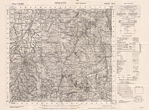GSGS 4229 1:50,000 Spoleto Sheet 131 II