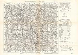 GSGS 4229 1:50,000 Massa Martana Sheet 131 III