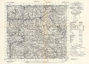 GSGS 4229 1:50,000 Norcia Sheet 132 III