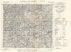 GSGS 4229 1:50,000 Civitella del Tronto Sheet 133 III