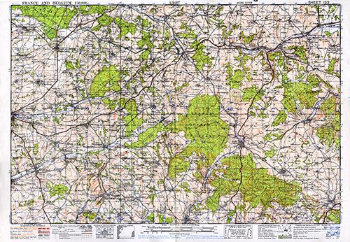 GSGS 4040 1:50,000 Liart Sheet 133