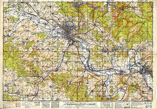 GSGS 4040 1:50,000 Mezieres Sheet 134