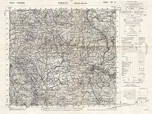 GSGS 4229 1:50,000 Terni Sheet 138 IV