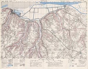 GSGS 4041 1:25,000 Honfleur Sheet 138 NE