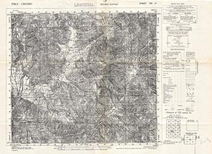 GSGS 4229 1:50,000 Leonessa Sheet 139 IV