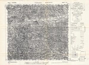 GSGS 4229 1:50,000 Teramo Sheet 140 I