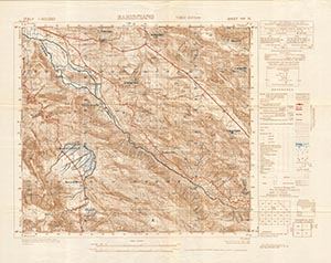GSGS 4229 1:50,000 Barisciano Sheet 146 IV