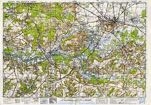 GSGS 4040 1:50,000 Laon Sheet 146