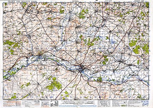 GSGS 4040 1:50,000 Rethel Sheet 148
