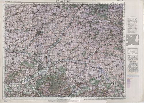 GSGS 4336 1:100,000 St Quentin Sheet 15