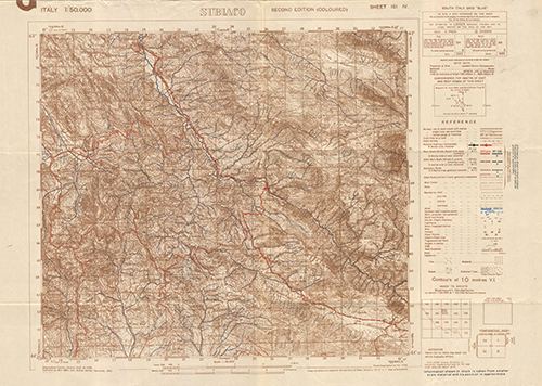 GSGS 4229 1:50,000 Subiaco Sheet 151 IV