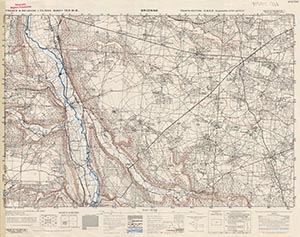 GSGS 4041 1:25,000 Brionne Sheet 154 NE AMS Version