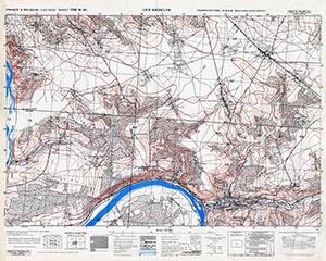 GSGS 4041 1:25,000 Les Andelys Sheet 156 NW AMS Version