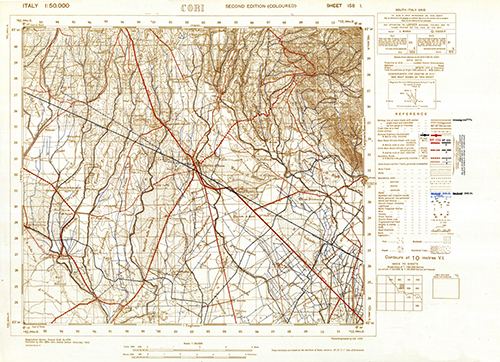 GSGS 4229 1:50,000 Cori v2 Sheet 158 I
