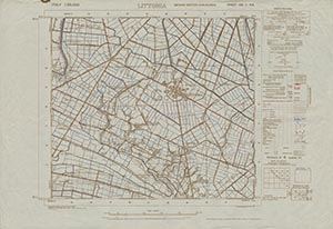 GSGS 4228 1:25,000 Littoria Sheet 158 II NE