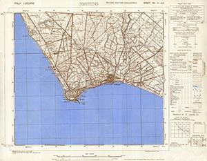 GSGS 4228 1:25,000 Nettuno Sheet 158 III NE