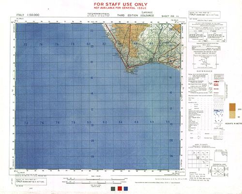 GSGS 4229 1:50,000 Nettuno v2 Sheet 158 III