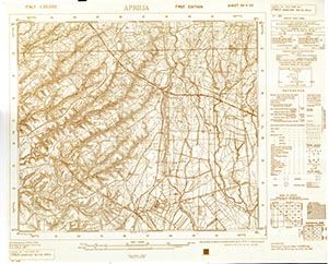 GSGS 4228 1:25,000 Aprilla Sheet 158 IV NE