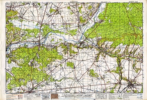 GSGS 4040 1:50,000 Verberie Sheet 159