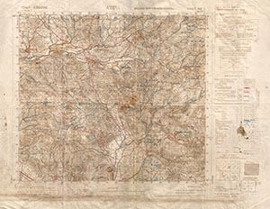GSGS 4229 1:50,000 Atina Sheet 160 I