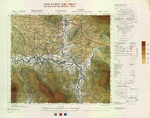 GSGS 4229 1:50,000 Cassino v2 Sheet 160 II