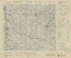 Browse GSGS 4228 1:25,000 Cassino Defence Overprint Sheet 160 II NE