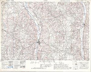 GSGS 4041 1:25,000 Livarot 168 NW