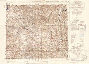 GSGS 4229 1:50,000 Cervinara Sheet 173 III