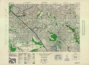 GSGS 4427 1:25,000 Vechel Sheet 18 NE