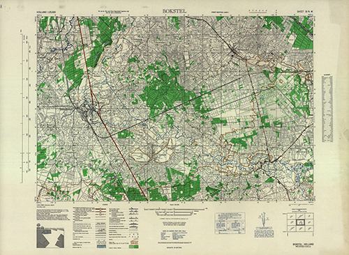 GSGS 4427 1:25,000 Bokstel Sheet 18 NW