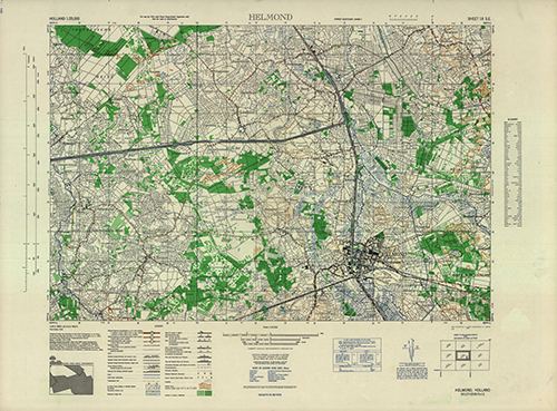 GSGS 4427 1:25,000 Helmond Sheet 18 SE