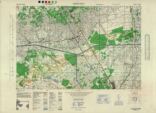 GSGS 4427 1:25,000 Oirschot Sheet 18 SW