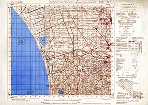 GSGS 4229 1:50,000 Marano Di Napoli Sheet 184 IV