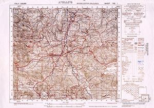 GSGS 4229 1:50,000 Avellino Sheet 185 I