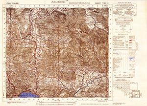 GSGS 4228 1:25,000 Salerno Sheet 185 II