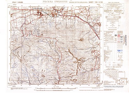 GSGS 4228 1:25,000 Nocera Inferiore Sheet 185 III SE