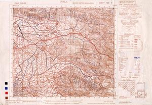 GSGS 4229 1:50,000 Nola Sheet 185 IV