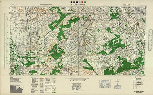 GSGS 4427 1:25,000 St Anthonis Sheet 19 NW