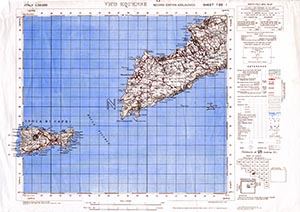 GSGS 4229 1:50,000 Vico Equense Sheet 196 I