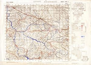 GSGS 4229 1:50,000 Laurino Sheet 198 II
