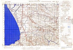 GSGS 4229 1:50,000 Rocca D Aspide Sheet 198 III